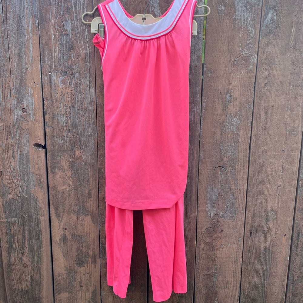 Vintage Pink Pajama Set Intimates & Sleepwear